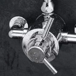 Nuie Series F II Dual Exposed Thermostatic Shower Valve - Chrome -Aqualisa Shop jty026 n d1
