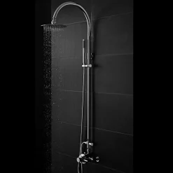 Nuie Series F II Dual Exposed Thermostatic Shower Valve - Chrome