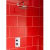 Nuie - Series F II Twin Concealed Thermostatic Shower Valve With Round Shower Head -Aqualisa Shop jty312crzrdarmd3