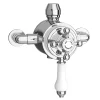 Victorian Plumbing Lancaster Traditional Round Concealed Dual Thermostatic Shower Valve -Aqualisa Shop lancastertraditionalroundconcealeddualthermostaticshowervalved1