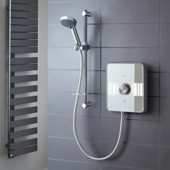 Aqualisa - Lumi Electric Shower With Adjustable Head - Chrome -Aqualisa Shop lme8501 d1n