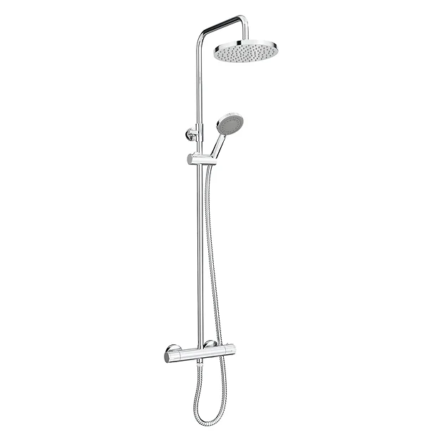 Victorian Plumbing Madrid Luxury Round Thermostatic Shower - Chrome 3 Victorian Plumbing Madrid Luxury Round Thermostatic Shower - Chrome