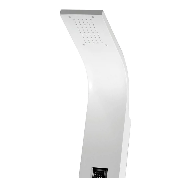 Victorian Plumbing Maverick Tower Shower Panel (Thermostatic) - White 5 Victorian Plumbing Maverick Tower Shower Panel (Thermostatic) - White - Image 3