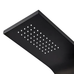 Milan Bathroom Milan Shower Tower Panel - Matt Black (Thermostatic) -Aqualisa Shop mb3bsp d2