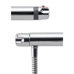 Aqualisa - Midas 100 Exposed Thermostatic Bar Valve With Slide Rail Kit -Aqualisa Shop md100bar d1