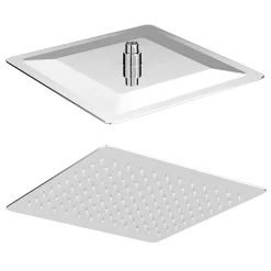 Milan Bathroom Milan Modern Square Thermostatic Shower (300 X 300mm Head - Chrome)