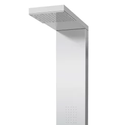 Milan Bathroom Milan Modern Stainless Steel Tower Shower Panel (Thermostatic) 9 Milan Bathroom Milan Modern Stainless Steel Tower Shower Panel (Thermostatic) -Aqualisa Shop milanmodernstainlesssteeltowershowerpaneld1