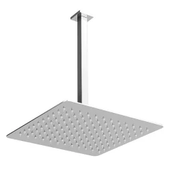 Milan Bathroom Milan Twin Concealed Shower Valve Inc. Ultra Thin 300 X 300mm Head + Vertical Arm -Aqualisa Shop milantwinconcealedshowervalveincultrathinheadwithverticalarmd2