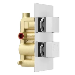 Milan Bathroom Milan Square Shower Package With Concealed Valve + Head -Aqualisa Shop milscvpknd2