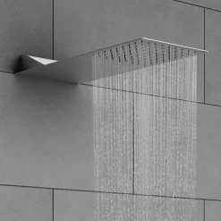 Milan Bathroom Milan Modern Shower Package (Fixed Head, Riser Rail Kit + Bath Spout) -Aqualisa Shop mmsppk n d1
