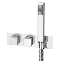 Milan Bathroom Milan Square Shower System (200mm Fixed Head, Handset + Integrated Parking Bracket) 11 Milan Bathroom Milan Square Shower System (200mm Fixed Head, Handset + Integrated Parking Bracket) -Aqualisa Shop msvhchpk2d3