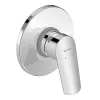 Duravit No.1 Chrome Single Lever Shower Mixer Concealed Set -Aqualisa Shop n14210007010 d1