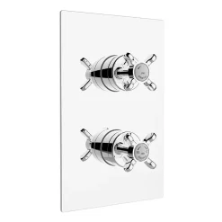 Bristan - 1901 Thermostatic Recessed Dual Control Shower Valve - Chrome