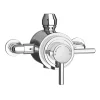 Victorian Plumbing Orion Square Dual Concealed Thermostatic Shower Valve - Chrome 1 Victorian Plumbing Orion Square Dual Concealed Thermostatic Shower Valve - Chrome -Aqualisa Shop oriondualconcealedthermostaticshowervalvedetail1
