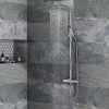 Victorian Plumbing Prime Luxury Square Thermostatic Shower - Chrome -Aqualisa Shop prim005 n d2