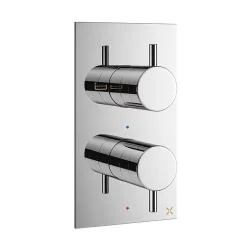 Crosswater MPRO Thermostatic Bath Shower Valve - Chrome