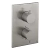 Crosswater Brushed Stainless Steel Effect MPRO Crossbox 2 Outlet Trim & Levers Finishing Kit -Aqualisa Shop procb1500lbpv