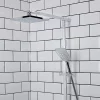 Bristan Quadrato Thermostatic Bar Shower Valve With Rigid Riser + Fast Fit Kit