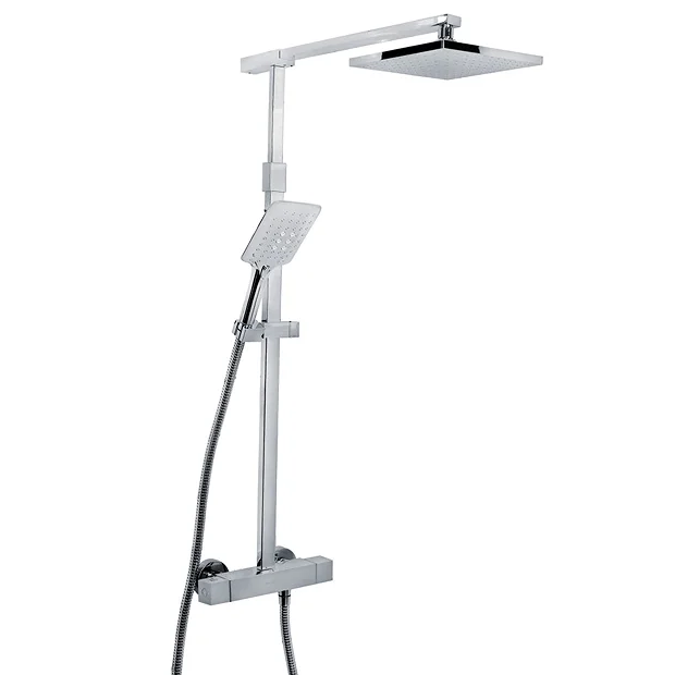 Bristan Quadrato Thermostatic Bar Shower Valve With Rigid Riser + Fast Fit Kit 4 Bristan Quadrato Thermostatic Bar Shower Valve With Rigid Riser + Fast Fit Kit - Image 2