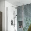 Ultra Quest Rectangular Concealed Thermostatic Triple Shower Valve -Aqualisa Shop quev53 d2