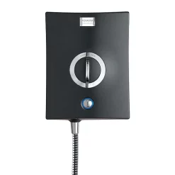 Aqualisa - Quartz Electric Shower - Graphite/Chrome -Aqualisa Shop qze8511 d1