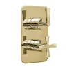 Urlington Bathroom Burlington Riviera Gold Art Deco 1 Outlet Thermostatic Concealed Shower Valve