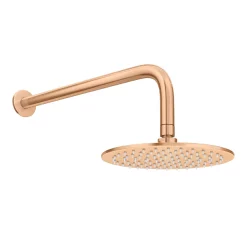 Arezzo Brushed Bronze Round Thermostatic Shower Pack With Head + Handset -Aqualisa Shop rd4bzpk d3