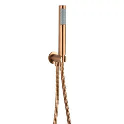 Arezzo Brushed Bronze Round Thermostatic Shower Pack With Head + Handset -Aqualisa Shop rd4bzpk d4