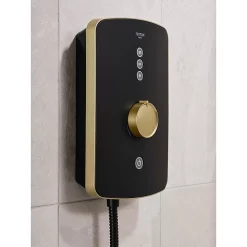Triton Amala 8.5kw Electric Shower - Black/Brushed Brass -Aqualisa Shop reama87 d3 1