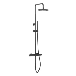 Crosswater Central Matt Black Height Adjustable Thermostatic Shower 7 Crosswater Central Matt Black Height Adjustable Thermostatic Shower -Aqualisa Shop rm530wm d1