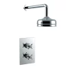 Heritage Bathroom Heritage - Dawlish Concealed Valve With 6" Fixed Head - Chrome