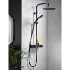 Triton Push Button Thermostatic Shower Mixer - Matte Black -Aqualisa Shop sfxpbdivblk d4