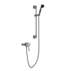 Heritage Bathroom Heritage Glastonbury Exposed Shower With Premium Flexible Riser Kit - Brushed Nickel 2 Heritage Bathroom Heritage Glastonbury Exposed Shower With Premium Flexible Riser Kit - Brushed Nickel -Aqualisa Shop sgsin07
