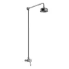 Heritage Bathroom Heritage Glastonbury Exposed Shower With Premium Fixed Riser Kit - Brushed Nickel -Aqualisa Shop sgsin08