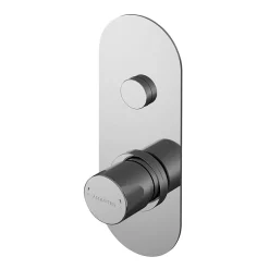 Asquiths Bathroom Asquiths Solitude Push Button Shower Valve (Single Outlet)