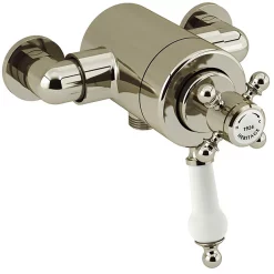 Heritage Bathroom Heritage Hartlebury Exposed Shower Valve With Bottom Outlet Connection - Vintage Gold