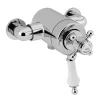Heritage Bathroom Heritage Hartlebury Exposed Shower With Premium Flexible Riser Kit - Chrome -Aqualisa Shop shddual09 d1