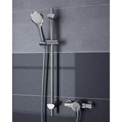 Bristan Sonique2 Exposed Thermostatic Surface Mounted Shower Valve With Adjustable Riser -Aqualisa Shop soq2shxarc d2