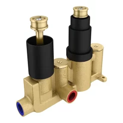 Arezzo Matt Black Square Shower Package (inc. Valve, 200 X 200 Square Head And 90-Degree Bend Arm) -Aqualisa Shop sq4blkpk d2