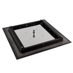 Arezzo 400mm Matt Black Recessed Square Shower Package With Concealed Valve + Handset -Aqualisa Shop sq6blkpk d2