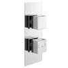 Hudson Reed Square Twin Concealed Thermostatic Shower Valve -Aqualisa Shop sqrtw01 l 1