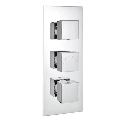 Victorian Plumbing Modern Square Triple Valve With Diverter, Ceiling Mounted Square Shower Head, 4 Body Jets + Slider 12 Victorian Plumbing Modern Square Triple Valve With Diverter, Ceiling Mounted Square Shower Head, 4 Body Jets + Slider -Aqualisa Shop sqsp3newdetail1
