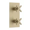 Heritage Bathroom Heritage Salcombe 1 Outlet Concealed Thermostatic Shower Valve - Brushed Brass -Aqualisa Shop ssabb01