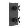 Heritage Bathroom Heritage Salcombe 1 Outlet Concealed Thermostatic Shower Valve - Matt Black