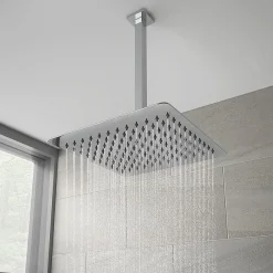 Victorian Plumbing Summit Square Ceiling Mounted Shower Pack (with Handset + Rainfall Shower Head) -Aqualisa Shop sumpk3 d3