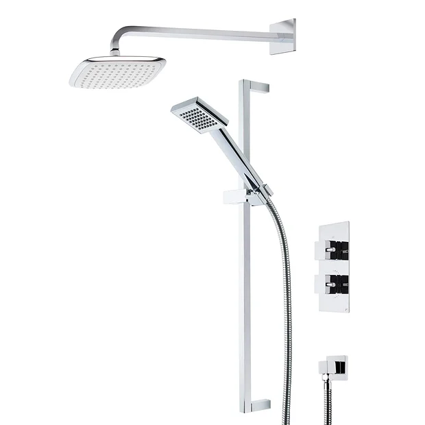 Roper Rhodes Event Square Dual Function Shower System With Fixed Shower Head 4 Roper Rhodes Event Square Dual Function Shower System With Fixed Shower Head - Image 2