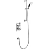 Urlington Bathroom Burlington Trent Black Thermostatic Concealed Single Outlet Shower Valve With Slide Rail, Hose & Handset -Aqualisa Shop tf1hbla l