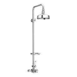 Trafalgar Traditional Shower Incl. Rigid Riser, Fixed Head & Soap Basket 7 Trafalgar Traditional Shower Incl. Rigid Riser, Fixed Head & Soap Basket -Aqualisa Shop tfsk32d1