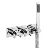 Crosswater - Totti Wall Mounted Thermostatic Shower Valve With Handset -Aqualisa Shop to1701rc l