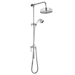 Nuie Traditional Luxury Rigid Riser Kit With Diverter & Dual Exposed Shower Valve -Aqualisa Shop traditionalluxuryrigidriserkitwithdiverterdualexposedshowervalved2